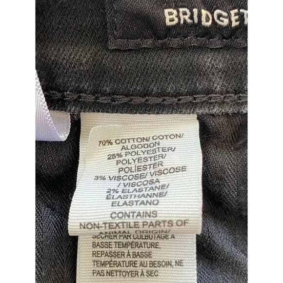 Lucky Brand Bridgette Skinny Jeans Black Stretch Women’s 8/29 Ankle - Picture 7 of 11